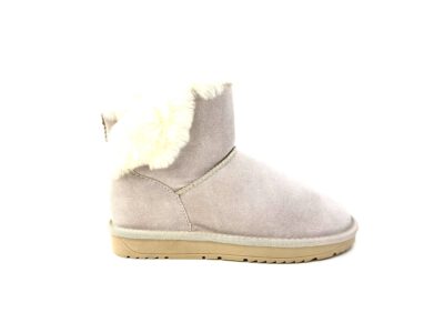 moni fashion boots echtleder beige 3